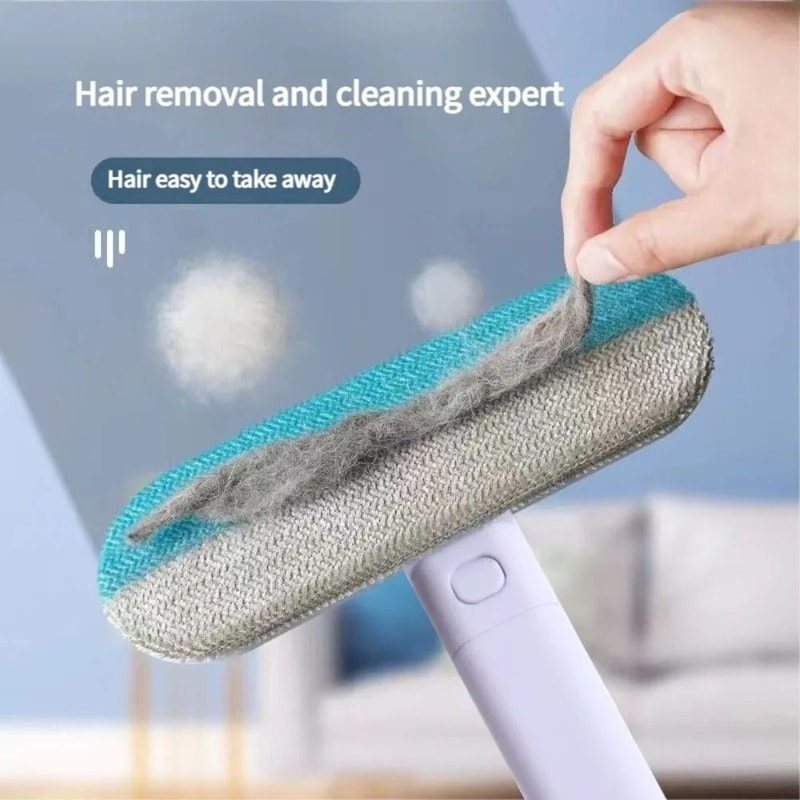 Reusable Pet Hair Removal Grooming Gloves Set For Dogs Cats 0