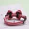Velvet Bow Tie Cat Collar With Bell Adjustable Safety Buckle 5