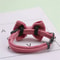 Velvet Bow Tie Cat Collar With Bell Adjustable Safety Buckle 5