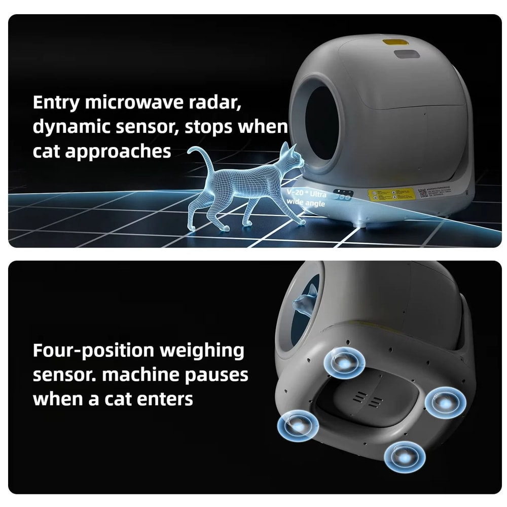 78L Smart SelfCleaning Cat Litter Box With App Control 5