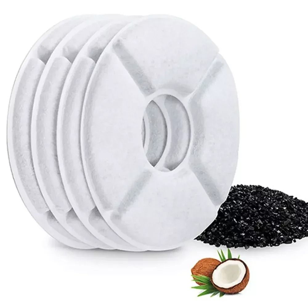 12Pack Activated Carbon Replacement Filters For Cat Water Fountains 1