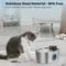 SmartFlow 108oz32L Wireless Stainless Steel Pet Water Fountain With Motion Sensor 2