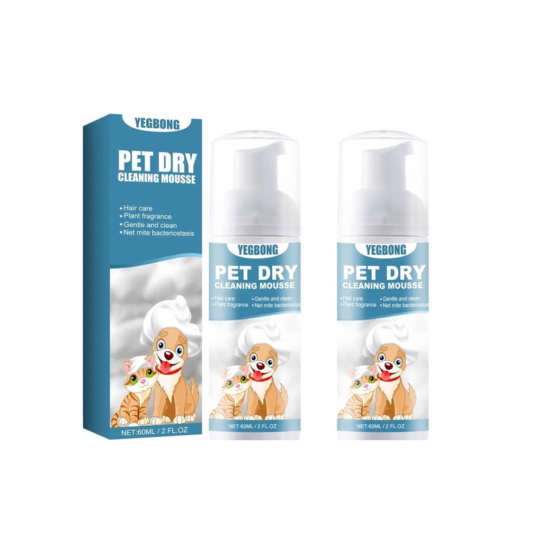 YEGBONG Waterless Pet Dry Shampoo For Dogs Cats Sensitive Skin Formula 7
