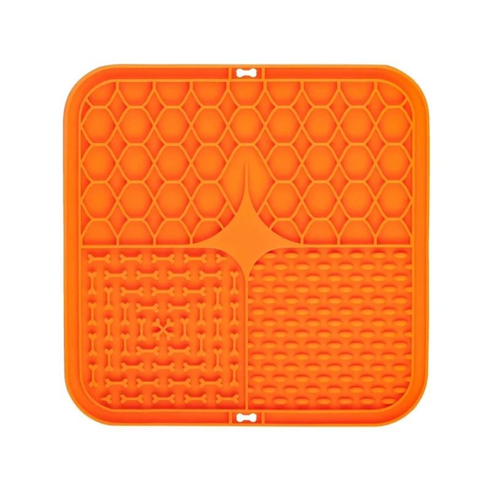 Pet Slow Feeder Lick Mat For Dogs Cats With Suction Cups 10