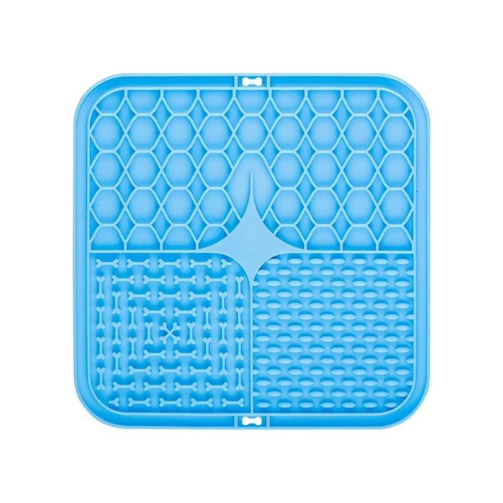 Pet Slow Feeder Lick Mat For Dogs Cats With Suction Cups 11