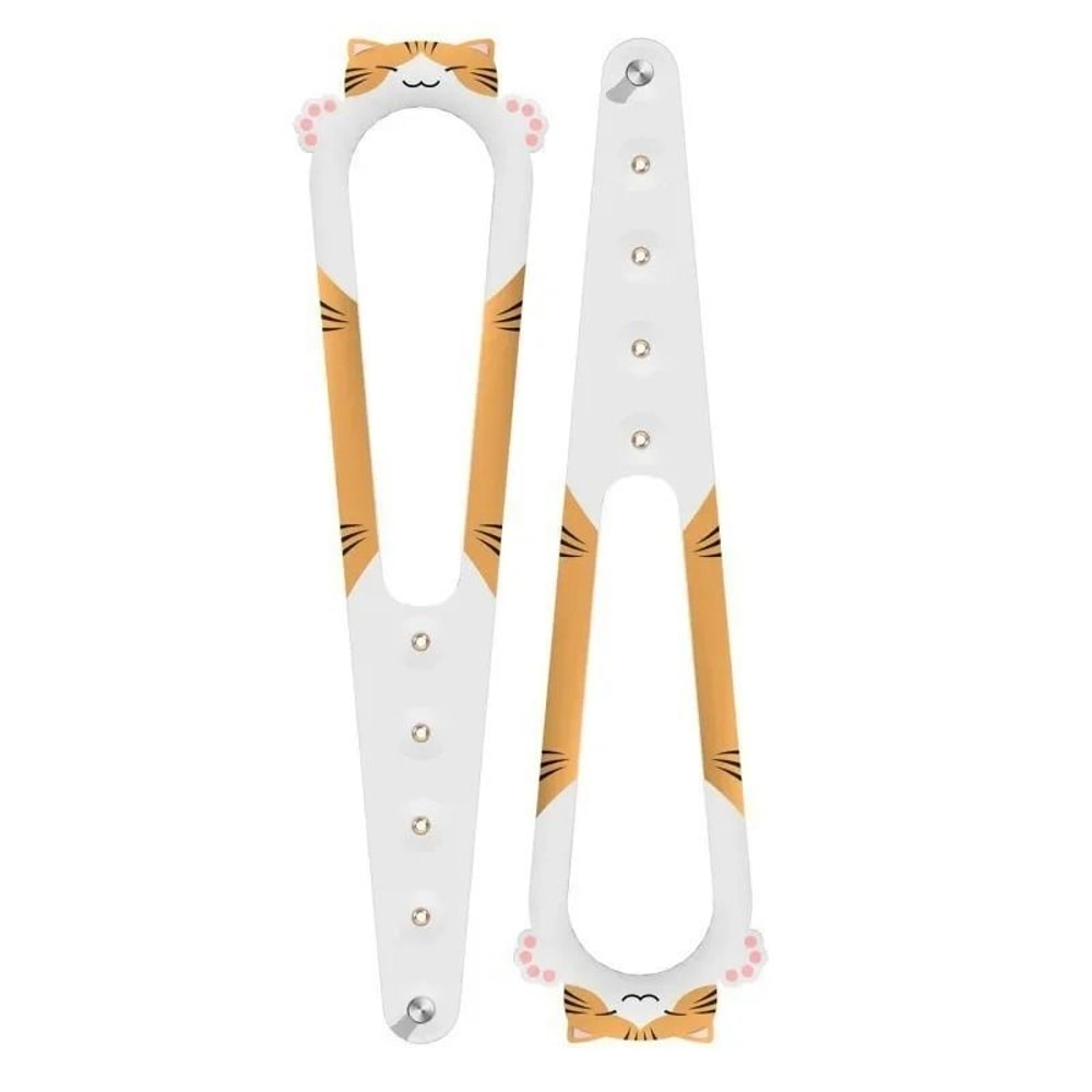 Adjustable Cat Door Latch Strap Keep Dogs Out Flexible Pet Door Stopper 10