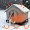 Weatherproof Outdoor Cat House With Insulated Oxford Cloth Shelter 0