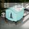 Weatherproof Outdoor Cat House With Insulated Oxford Cloth Shelter 9