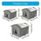 Weatherproof Outdoor Cat House With Insulated Oxford Cloth Shelter 5