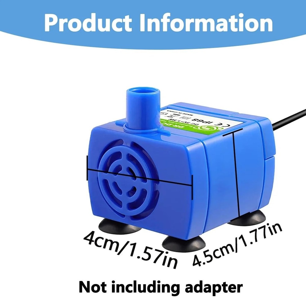 USB Pet Fountain Replacement Pump For Cat Dog Water Dispensers 2