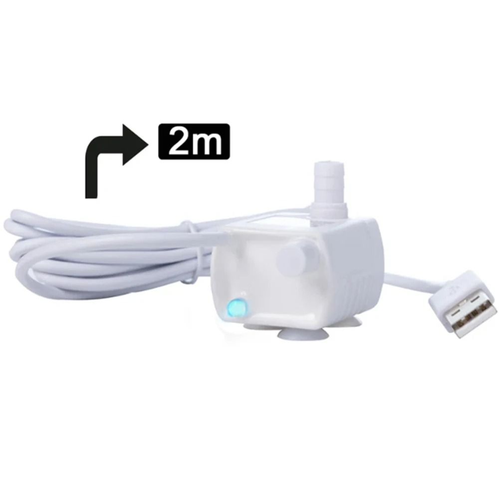 USB Pet Fountain Replacement Pump For Cat Dog Water Dispensers 8