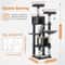 MultiLevel Cat Tree Tower With Hammock Condo Scratching Posts 12