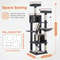MultiLevel Cat Tree Tower With Hammock Condo Scratching Posts 12