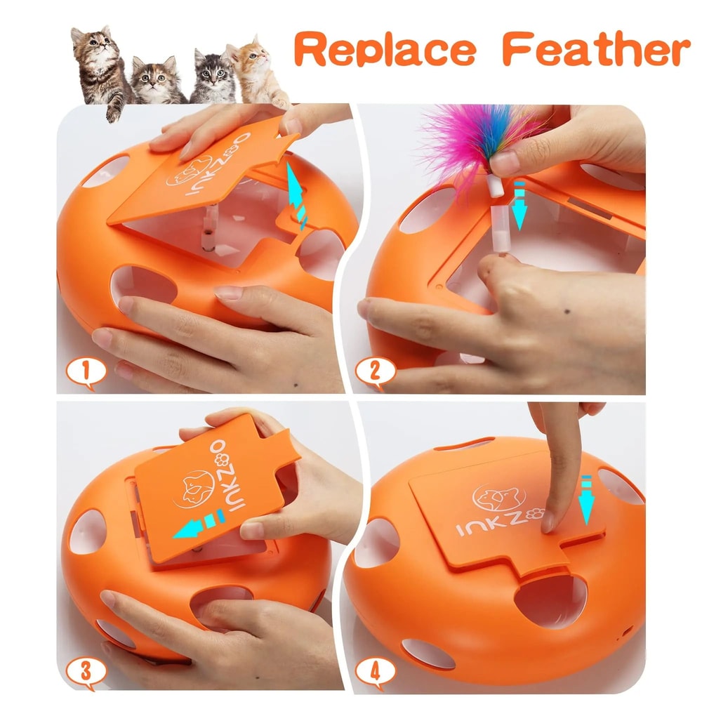 Smart Interactive WhackAMole Cat Toy With 7 Hidden Mouse Holes 5