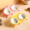 Elevated Ceramic Double Cat Bowl Set With Slanted Feeding Design 1