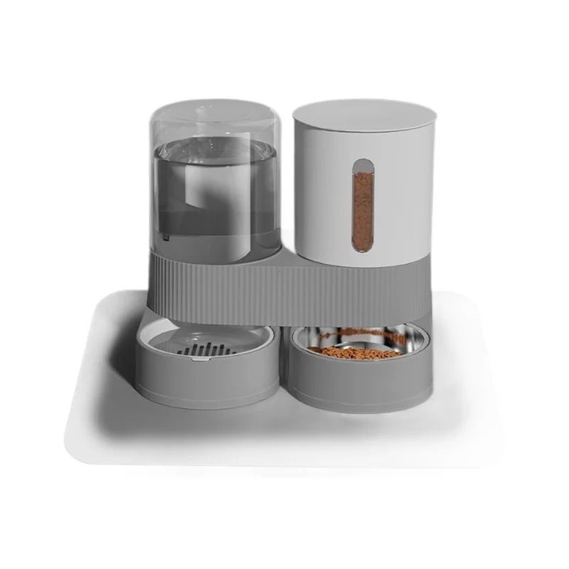 Large Capacity Automatic Pet Feeder Water Dispenser Set For Cats Dogs 4