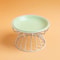 Raised Ceramic Cat Bowl Set With Elevated AntiSpill Feeding Stand 7