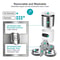 Smart APP Double Meal Automatic Pet Feeder For Cats Small Dogs 1