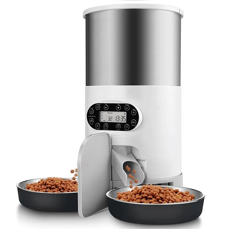 Smart APP Double Meal Automatic Pet Feeder For Cats Small Dogs 7