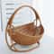 Indoor Hanging Cat Hammock Bed With Rattan Style Basket Cozy Cushion 2