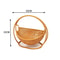Indoor Hanging Cat Hammock Bed With Rattan Style Basket Cozy Cushion 6