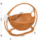 Indoor Hanging Cat Hammock Bed With Rattan Style Basket Cozy Cushion 7