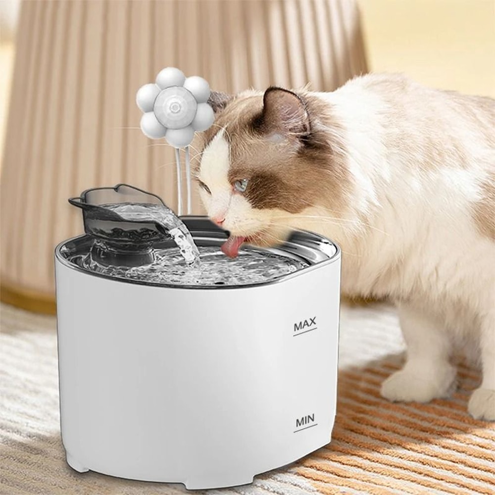 22L Intelligent Cat Water Fountain With UltraQuiet Pump Filter System 1