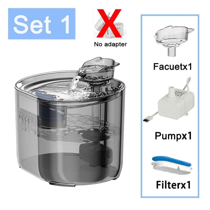 22L Intelligent Cat Water Fountain With UltraQuiet Pump Filter System 12