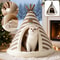 SelfWarming Plush Cat Tent Bed With Removable Washable Cover 5