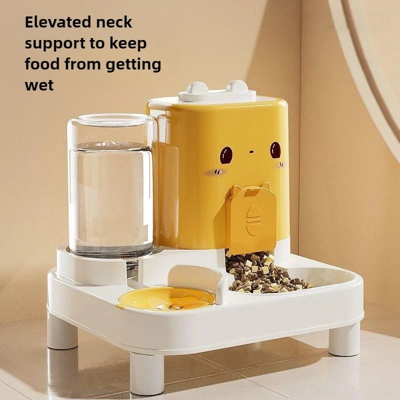 2in1 Automatic Gravity Pet Feeder Water Dispenser For Cats Dogs 4