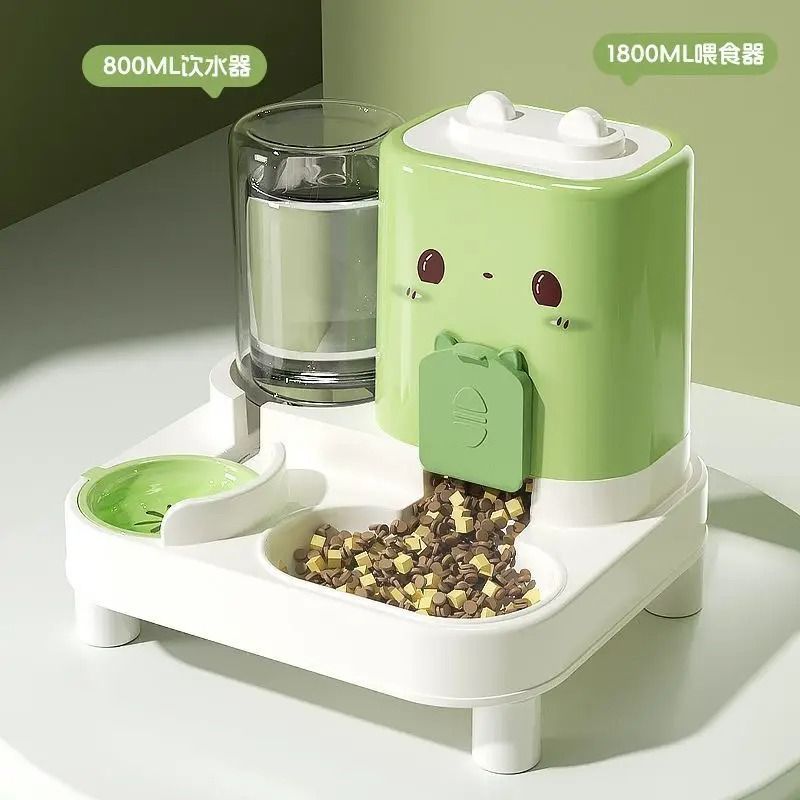 2in1 Automatic Gravity Pet Feeder Water Dispenser For Cats Dogs 8