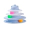 4 Level Interactive Cat Toy Tower Roller Ball Puzzle Track For Indoor Cats 4