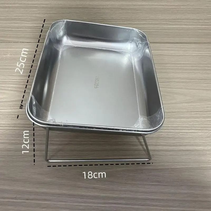 Stainless Steel Double Pet Food Water Bowl Set 6