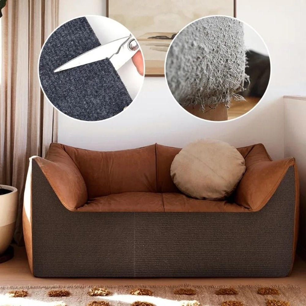 SelfAdhesive Sisal Cat Scratcher Mats For Furniture Protection 3