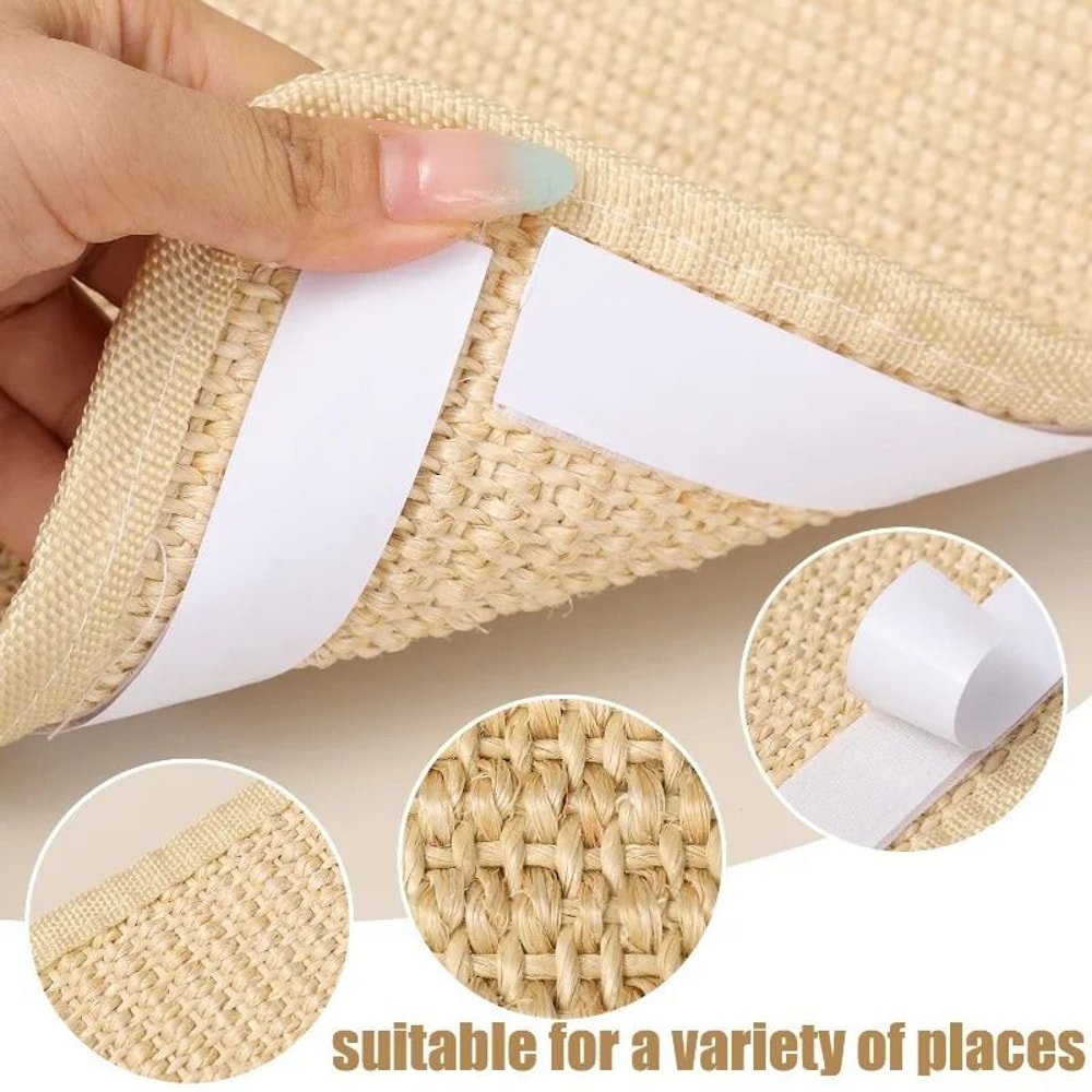 SelfAdhesive Sisal Cat Scratcher Mats For Furniture Protection 4