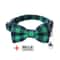 Personalized Plaid Breakaway Cat Collar With Bell ID Tag 8