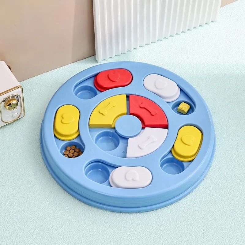 Smart Interactive Cat Puzzle Slow Feeder Turntable Toy 10