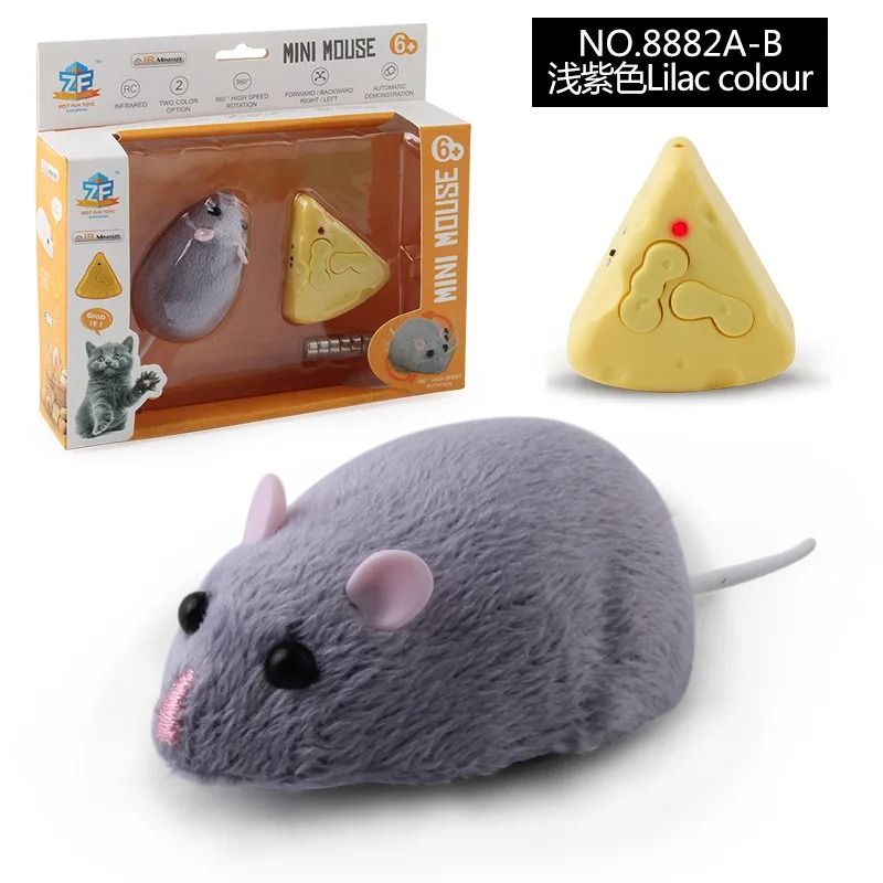 Infrared Remote Control RC Mouse Cat Toy For Interactive Indoor Play 7