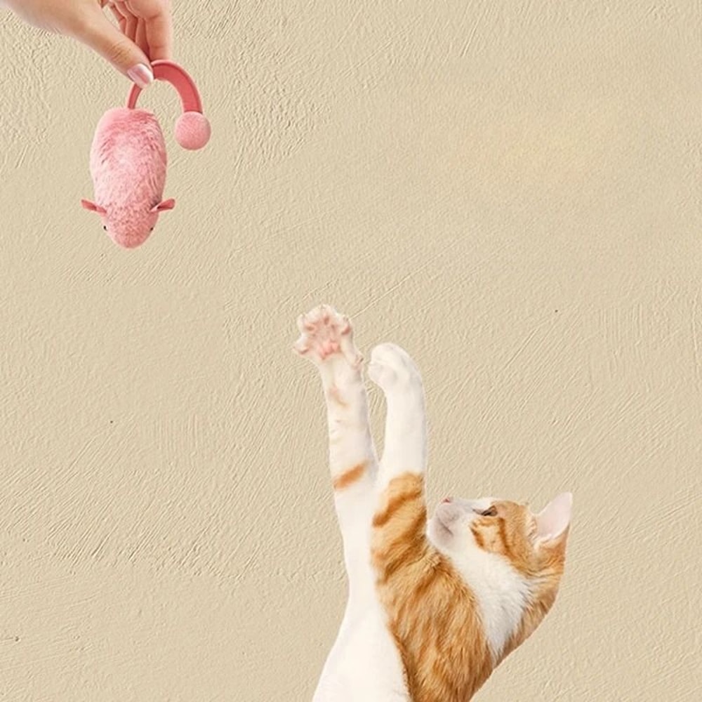 Interactive Luminous Plush Mouse Cat Toy With Catnip 5