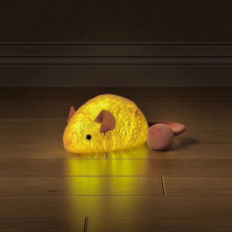 Interactive Luminous Plush Mouse Cat Toy With Catnip 6