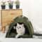 Cozy Plush Pet Tent Bed For Cats Small Dogs 1