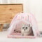 Cozy Plush Pet Tent Bed For Cats Small Dogs 11