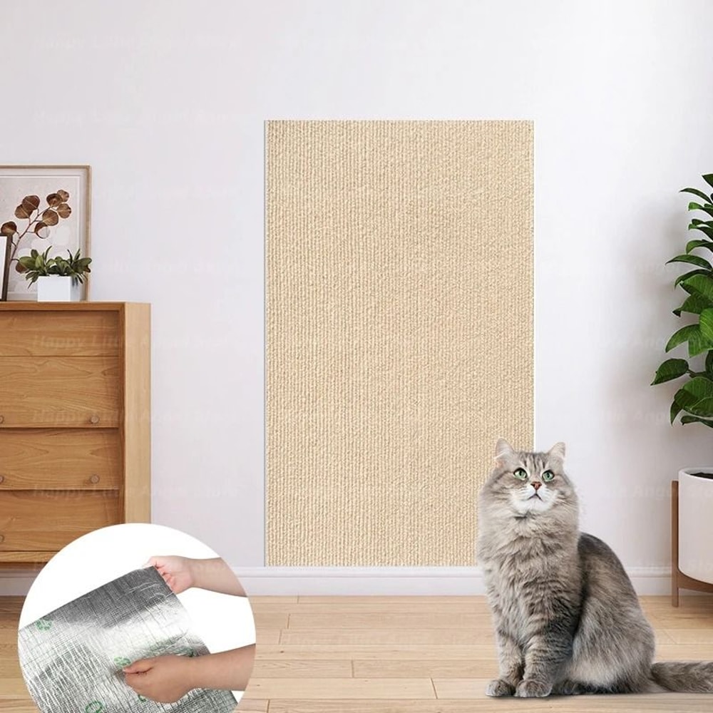 Self Adhesive Cat Scratch Protector Mat For Sofa Walls Furniture 11
