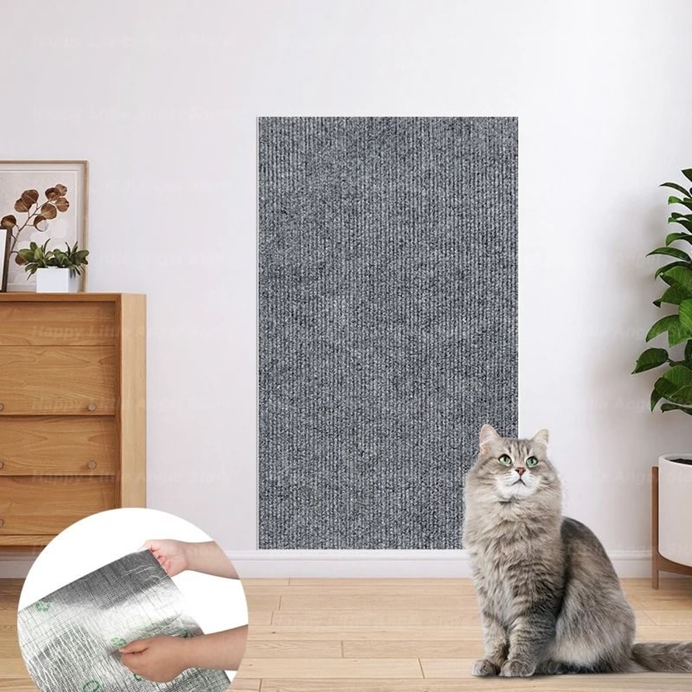 Self Adhesive Cat Scratch Protector Mat For Sofa Walls Furniture 7