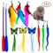 Interactive Feather Wand Cat Toy Set With Bells For Indoor Cats 6