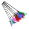 5Piece Interactive Feather Wand Cat Toy Set With Bells 0
