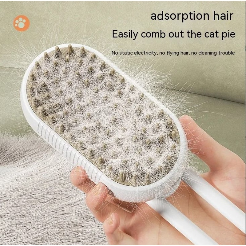 3in1 Electric Pet Spray Comb For Cats Dogs With Massage Hair Removal 1