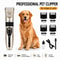 Professional Pet Grooming Clipper Set For Dogs Cats Rabbits Quiet Cordless Hair Trimmer Kit 2