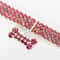 Luxury Rhinestone Dog Collar With Engraved Name Tag Adjustable Crystal Puppy Collar For Small Dogs 2
