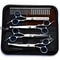 Professional Pet Grooming Scissors Set 5 In 1 Stainless Steel Dog Cat Hair Cutting Kit 1